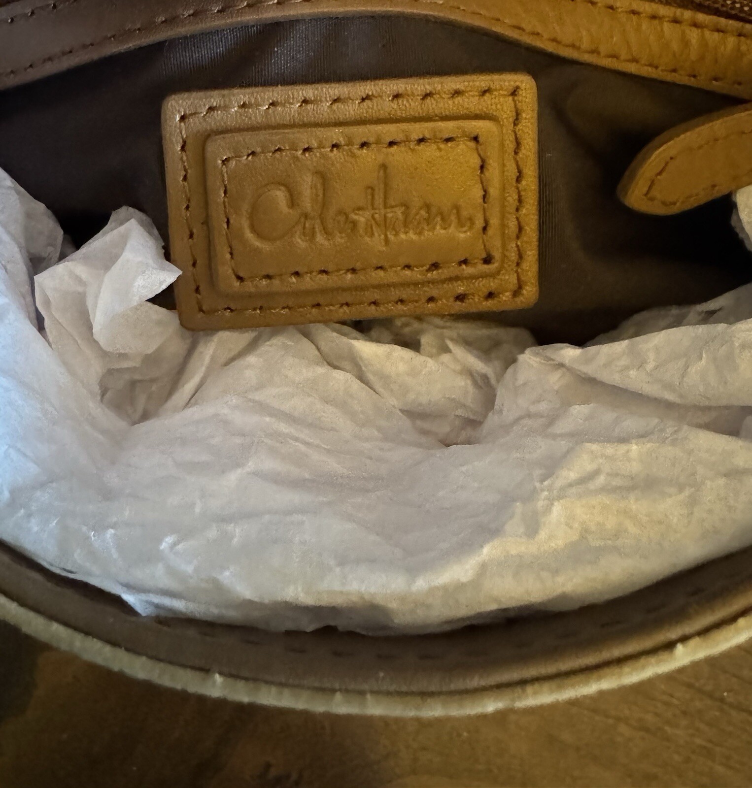 Cole Haan Clutch Nude Python Snake Pattern - image 6