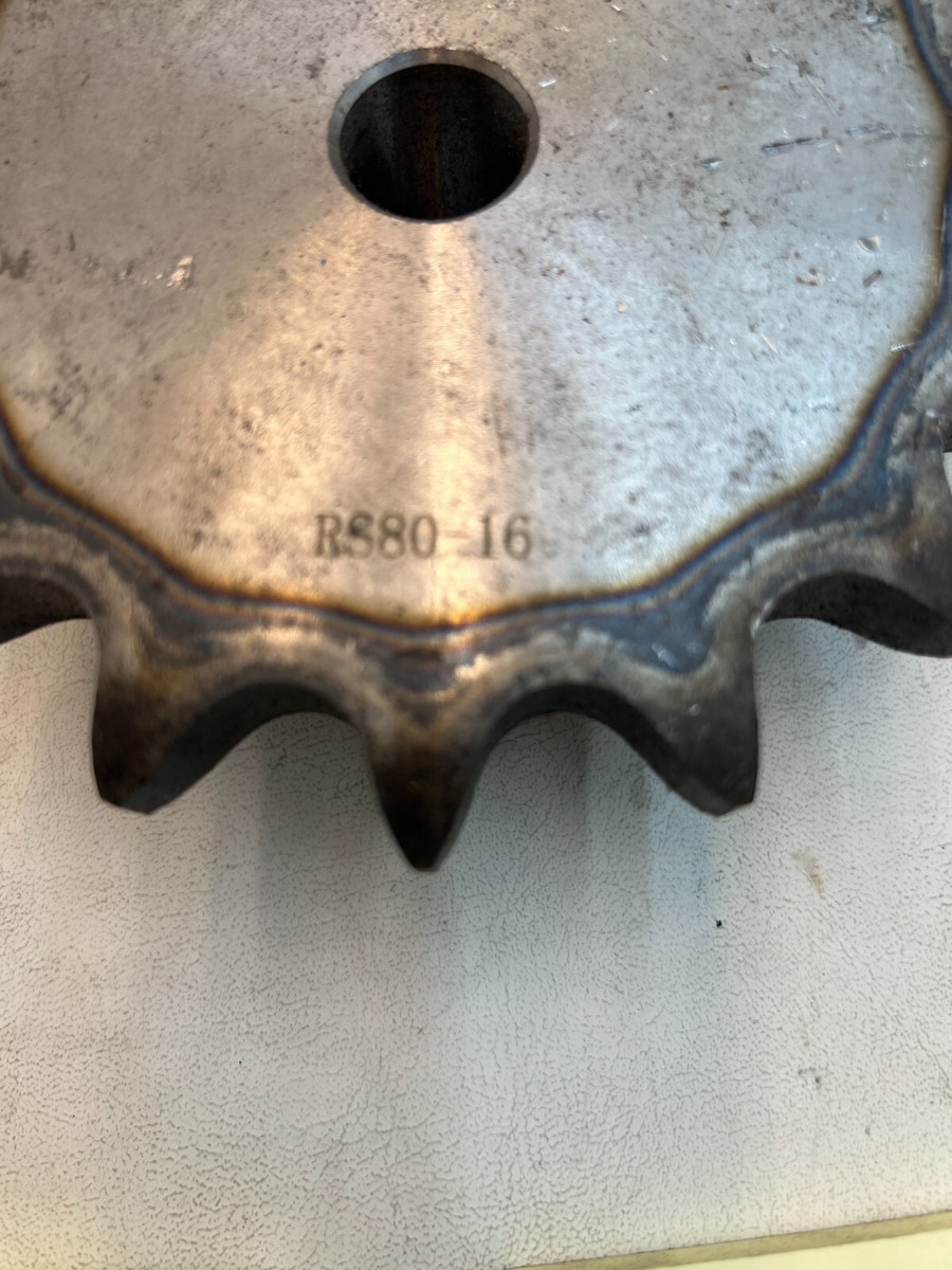 チャッキー2317 GENUINE Tsubaki RS80-16 Steel Roller Chain Sprocket 16T 1