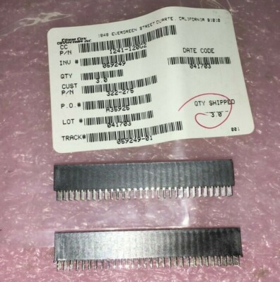 (2 PIECE LOT) 1241-120G2, CONN, PC/104 PLUS 120 PIN, 4 ROWS FEMALE ...