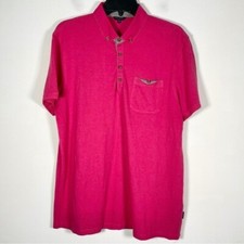 Ted Baker London Men  s Size 5 XL Cotton Blend Short Sleeve Polo Shirt