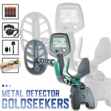 LCD Metal Detector Gold Finder Treasure Digger Waterproof Coil w/HeadphoneShovel