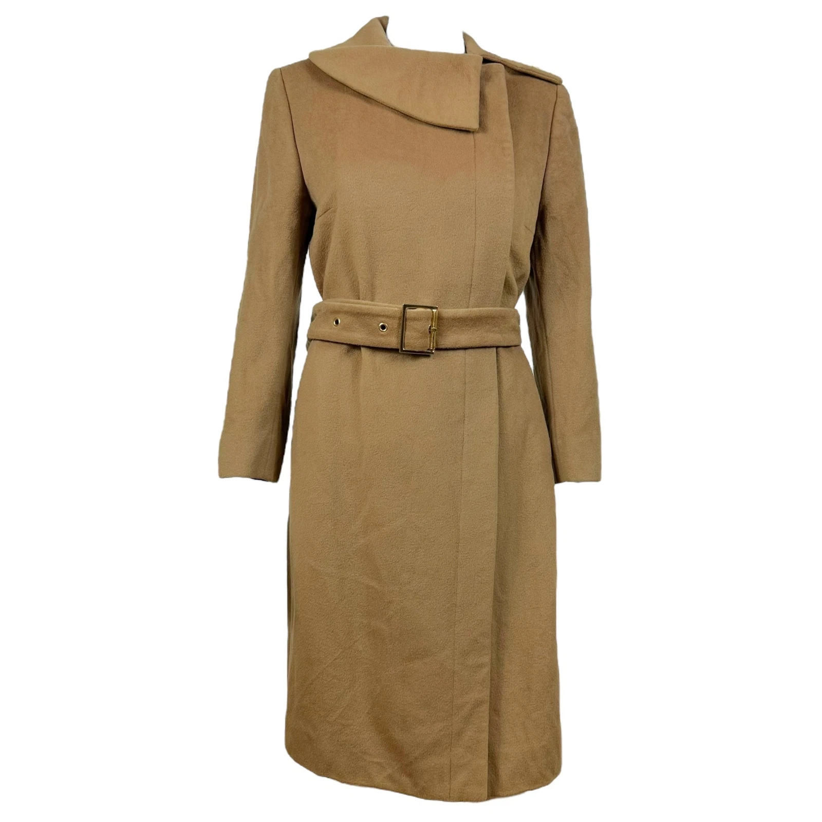 Manteau ceinturé camel Gucci F/W 2000
