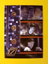HOF TOM GLAVINE CARLOS BELTRAN PEDRO MARTINEZ M-1 NEW YORK METS 2005 ZENITH