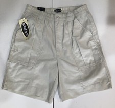 Bugle Boy Mens Size 32 Lightweight Beige Casual Shorts New With Tags