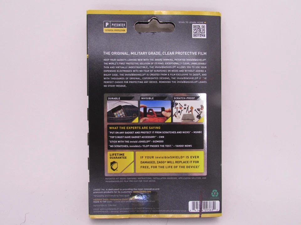 Protector de pantalla ZAGG Invisible Shield para Samsung Galaxy Victory 4G LTE Foto 3 de 3