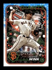 2024 Topps Holiday Keaton Winn #H164 RC Rookie San Francisco Giants