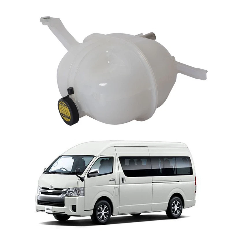 Tanque de botella de desbordamiento de radiador de refrigerante apto para furgoneta Toyota Hiace LWB Commuter 08-14 Foto 3 de 3