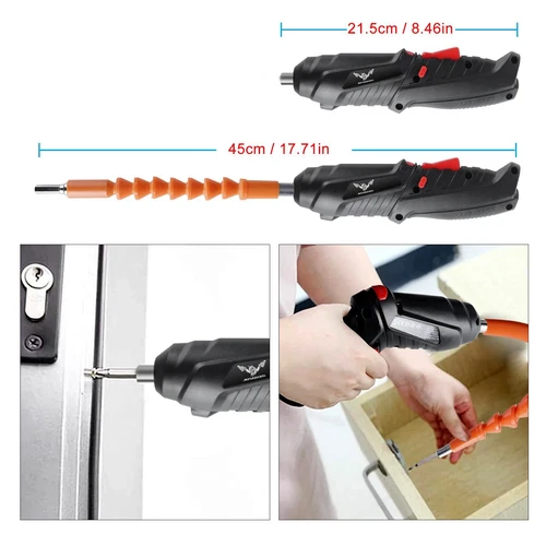 Cordless Screwdriver Rechargeable3.6V Portable Cordless Electric Power Drill Set - Picture 9 of 18