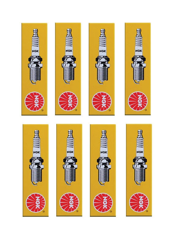Set of 8 NGK Standard Spark Plugs for Yamaha IT175 1978-1977 Engine 175cc - Image 2 of 4