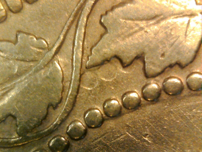1888 Canada Large Cent Circ. Brown Rare Double-Struck Reverse