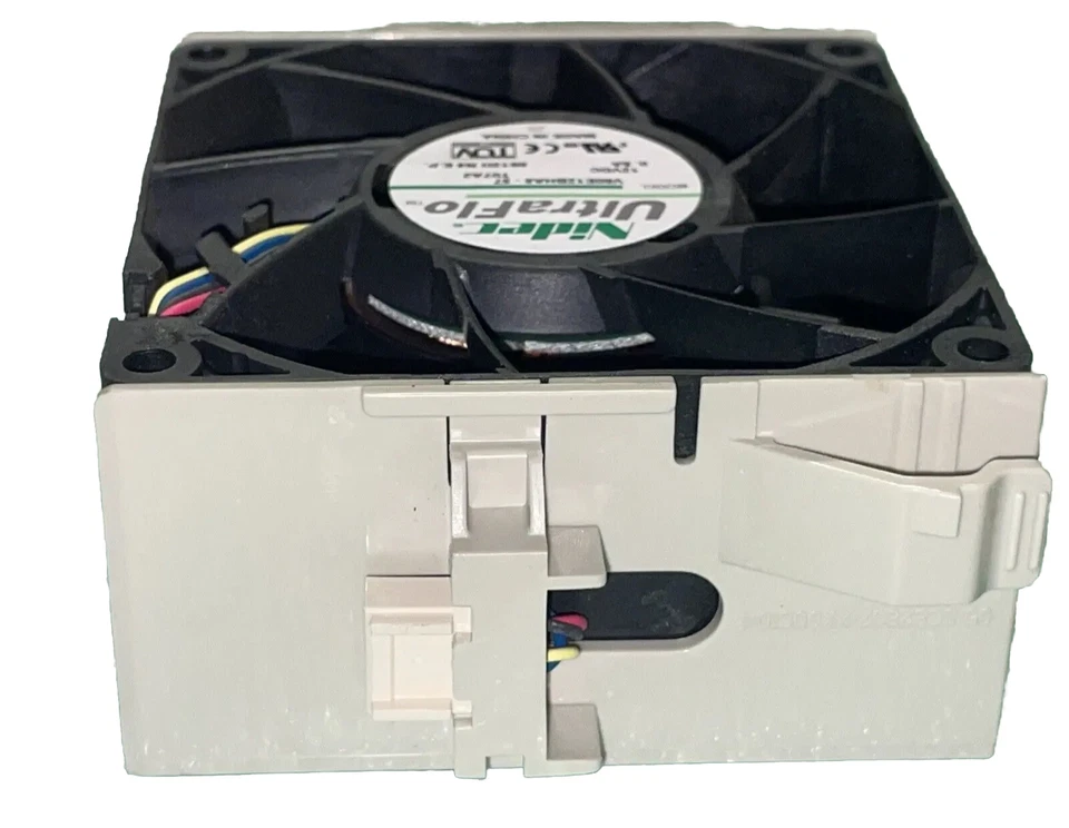 4 x Supermicro FAN-0099L4 Fan Nidec UltraFlo V80E12BHA7-57 Gehäuselüfter - Bild 2 von 3
