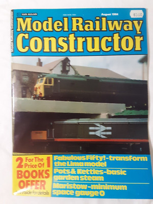 Model Railway Constructor #604 Aug 1984 FREE SHIPPING British