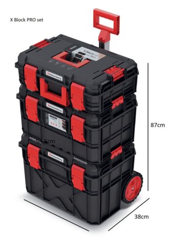 Modular rollend abschließbar Werkzeugkasten Räder versch. Polypropylen Kistenberg Pro - Bild 32 von 62