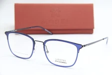 NEW MOREL LIGHTEC 30178L BN03 BLUE BLACK AUTHENTIC EYEGLASSES W/CASE 55-21