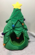 New with Tags All For Paws Christmas Tree MICRO PLUSH CAT/DOG Pet Cave BED