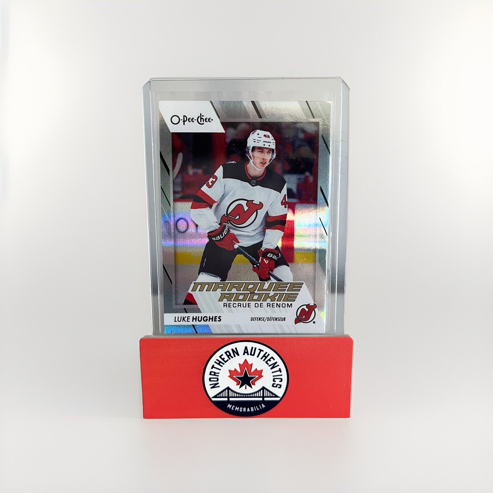 2023-24 Luke Hughes #572 OPC Marquee Rookie Rainbow 087/350 New Jersey Devils RC