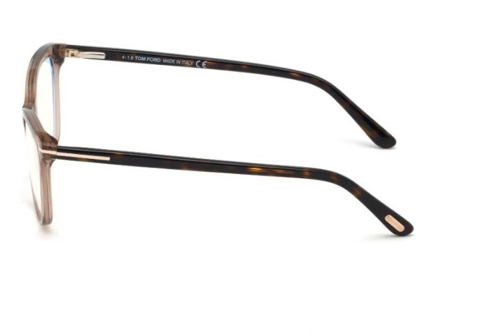 Tom Ford FT5636B 045 Shiny Transparent Brown Dark Havana  display picture 2