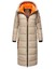 Navahoo Fahmiyaa Damen Lange Winterjacke Mantel Gesteppt B850 Anthraz