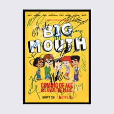 BIG MOUTH TV SERIES FULL CAST SIGNED AUTOGRAPH POSTER PRINT A5 A4 A3