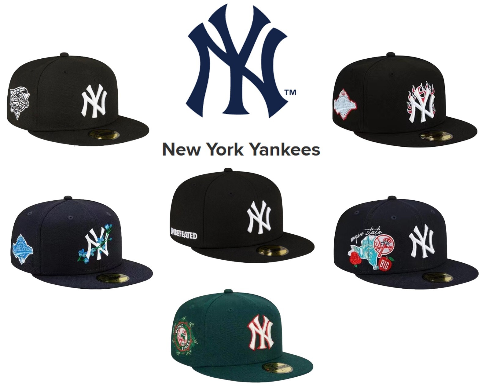 New MLB New York Yankees New Era Men's Baseball Cap 59FIFTY Fitted Cap