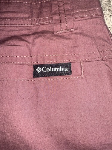 NEW Men's Columbia Burgundy Birch Forest Shorts Size 34 with 8" Inseam - Picture 6 of 8