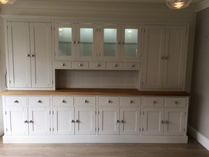 10 Ft New Solid Pine Painted Welsh Dresser Dinning Kitchen