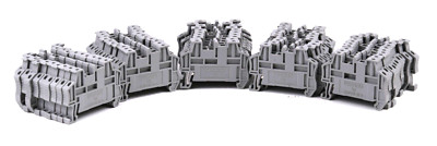 50x Phoenix Contact Clipfix 35-5 Durchgangsklemme Reihenklemme Endhalter Klemme