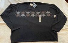 Dockers Men's 100 Cotton Black Pullover Sweater Size L Large NEW