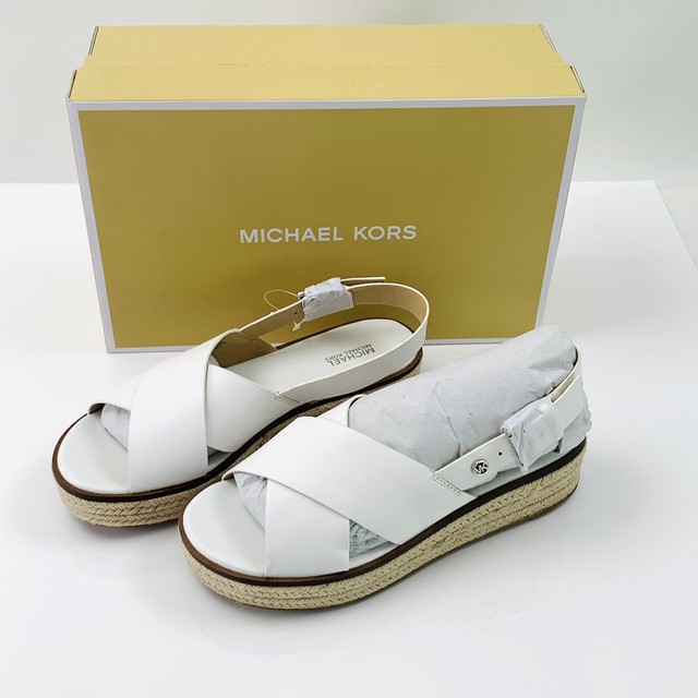 michael kors white platform