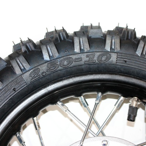 2.50- 10 10" Inch Front Drum Brake Wheel Rim + Tyre Tire PIT PRO Trail Dirt Bike - Bild 6 von 7
