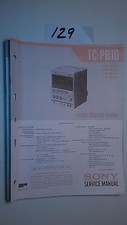 Sony tc-pb10 service manual original repair book stereo tape deck player vintage