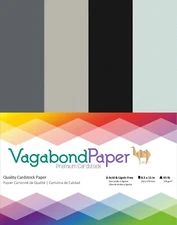 Premium Quality 8.5" x 11" GRAY CARDSTOCK PAPER - 20 Sheets