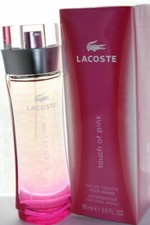 Touch Of Pink By Lacoste 3.0oz/90ml Edt Spray For Women New In Box