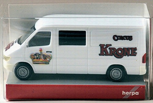Mercedes-Benz Sprinter Bus Circus Krone T1N 1995-2000 1:87 Herpa 048095 - Imagen 7 de 7