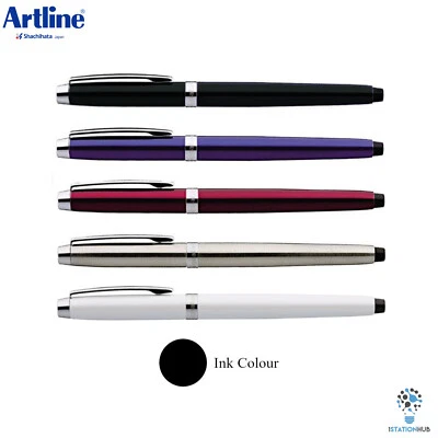 Artline Signature Roller Ball Pen 0.7mm Fine Black Ink | Home Office Stationery - Image 1 of 4