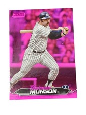 Topps 2024 Stadium Club Thurman Munson New York Yankees Pink Foil #157