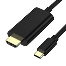 USB C to HDMI Cable  6FT  , 4K, High-Speed USB Type C to HDMI Cabl