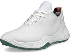 ECCO Biom H5 Golf Shoes Waterproof White Sedum Green EU 41 Women's 10 - 10.5 US