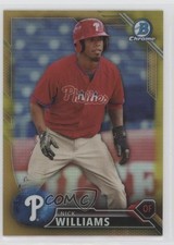 2016 Bowman Chrome Prospects Gold Refractor 2/50 Nick Williams #BCP105 4h1