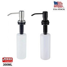 Soap Dispenser Kitchen Sink Hands Liquid Pump with 13 OZ Brushed Nickel