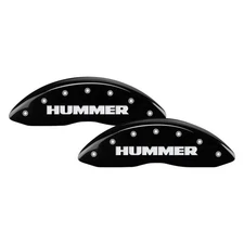 For Hummer H2 03-09 Caliper Covers Gloss Black Caliper Covers w Hummer Engraving