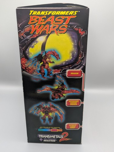 1999 Hasbro Transformers Beast Wars Evil Predacon Megatron Dragon Action Figure - Picture 5 of 7