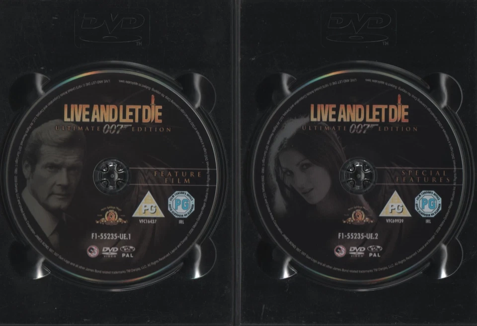 Live And Let Die (1973) (DVD 2006) Roger Moore Yaphet Kotto Jane Seymour - Image 3 of 3