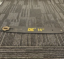 DE+ AP14-52-437P-90: 14-inch Replacement Chainsaw Bar Black