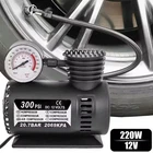 300PSI Portable Mini Air Pump for Car Tires Fast Inflation 12V Power Supply