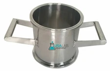 USA Lab Equipment Stainless Steel 6" X 6" Tri Clamp Sanitary Spool with Handles