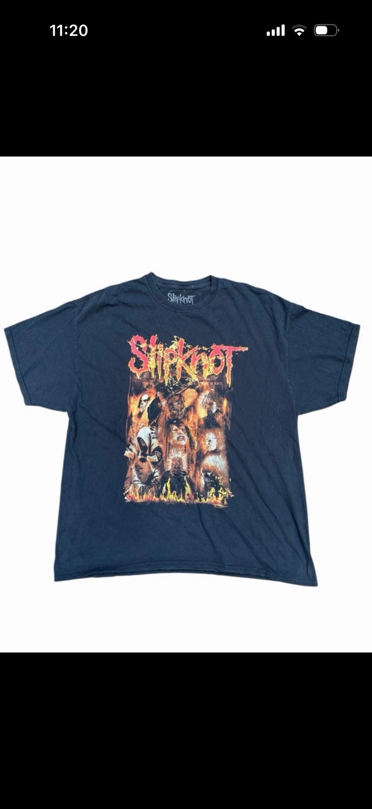 Slipknot 2020 Tour T-Shirt – XXL – Heavy Metal Band Tee – Vintage Style