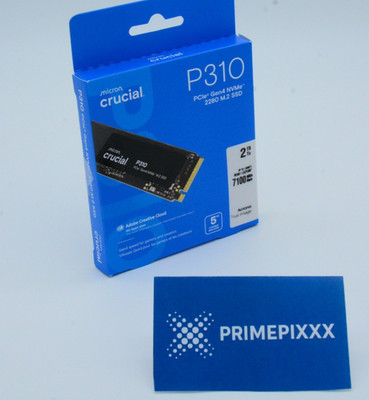 Crucial P310 2TB NVMe SSD | PCIe Gen4 | M.2 2280 | NEU | Bis zu 7.100 MB/s