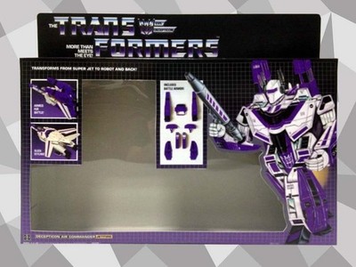 Transformers G1 Evil/Decepticon Jetfire custom box Only, hand made
