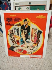 James Bond Live And Let Die Roger Moore Rca Videodisc Ced Video Disc